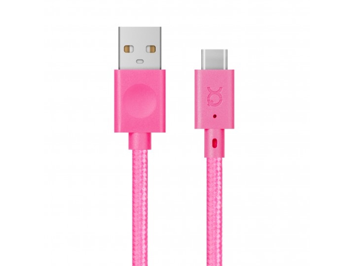 Xqisit 30122, 1,8 M, Usb C, Usb A, Usb 3.2 Gen 1 (3.1 Gen 1), Pink