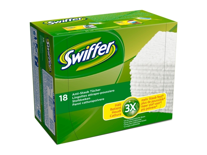 ComputerSalg.dk : Swiffer dry wipes refill hvid, 18 stk.