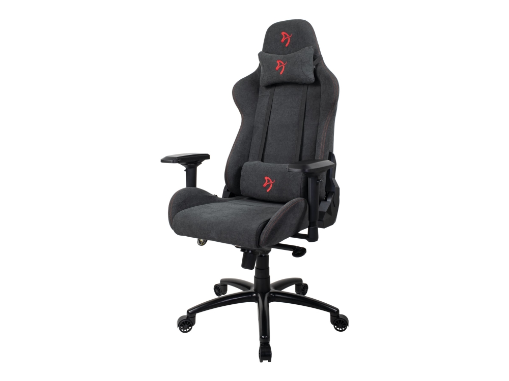 Verona Signature Soft Fabric - chair - fabric cold molded foam - black red Kontorstol - Cold molded foam - Opptil 130 kg