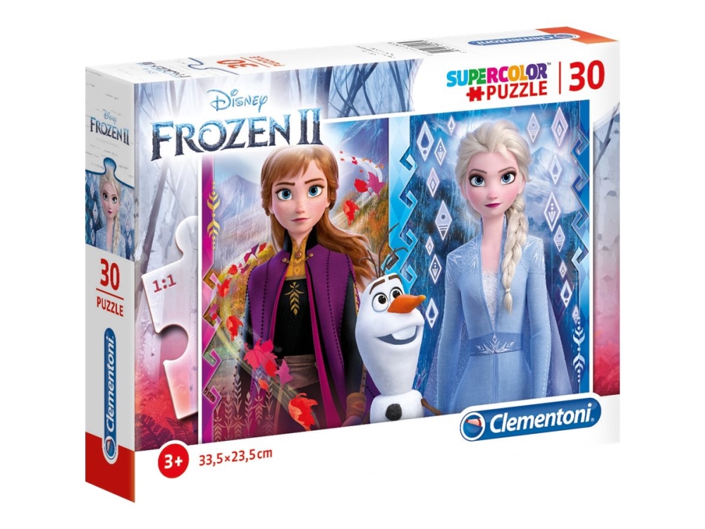 Clementoni Supercolor Disney Frozen 2 - Disney Frozen 2 - Puslespil - 30 Stykker