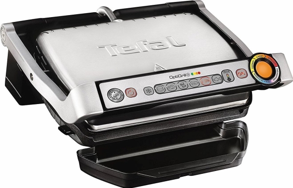 Tefal Gc712d, Sølv, Rektangulær, Sensor, Rist, 600 Cm², 300 X 200 Mm