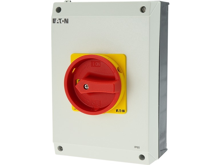 Eaton P3-100/I5/Svb/N, Drejekontakt, 3P, Grå, Rød