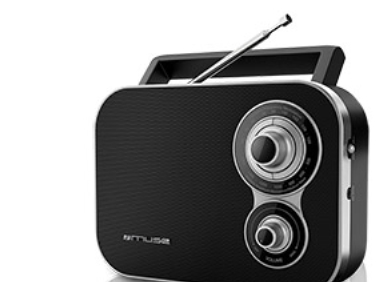 Muse M-051 R, Tragbar, Digital, Fm, Mw, Schwarz, Drehregler, 1,5 V