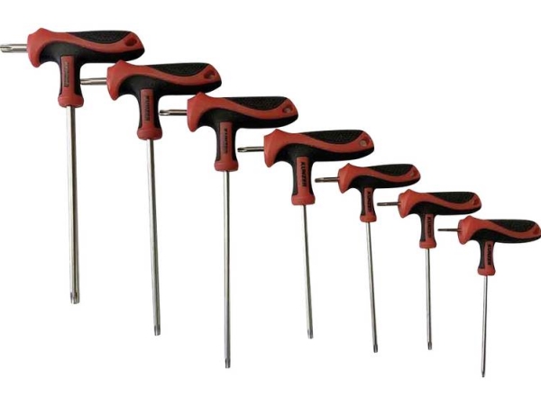 Kunzer T-Griff Tx-Profil 7-Teilig, Sechskantschraubendreher Tx