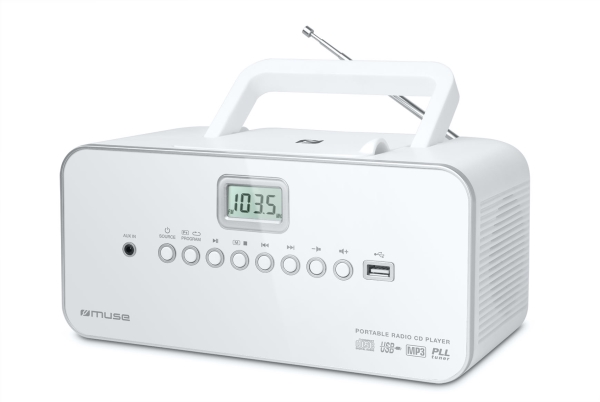 Muse M-28RDW, Digital, FM, MW, 522 - 1620 kHz, Spelare, CD, CD-R, CD-RW, Next, Föregående, Repetera allt, Repetera en | TV, Ljud & Bild - Stereo - CD-spelare | GameStuff