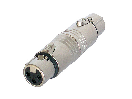 Neutrik Na3ff, Xlr, Xlr, Grå