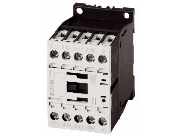 Eaton Dilm12-01(24Vdc), Kontaktor, Sort, Hvid, Ip20, 45 Mm, 68 Mm