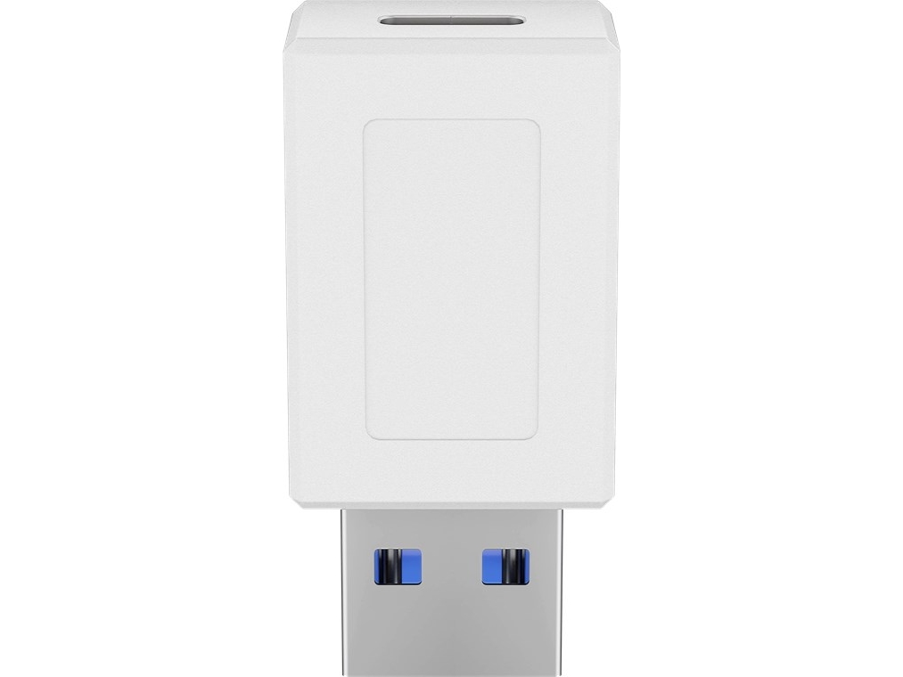 Goobay 55225, Usb-C, Usb 3.0 (Type A), Weiß