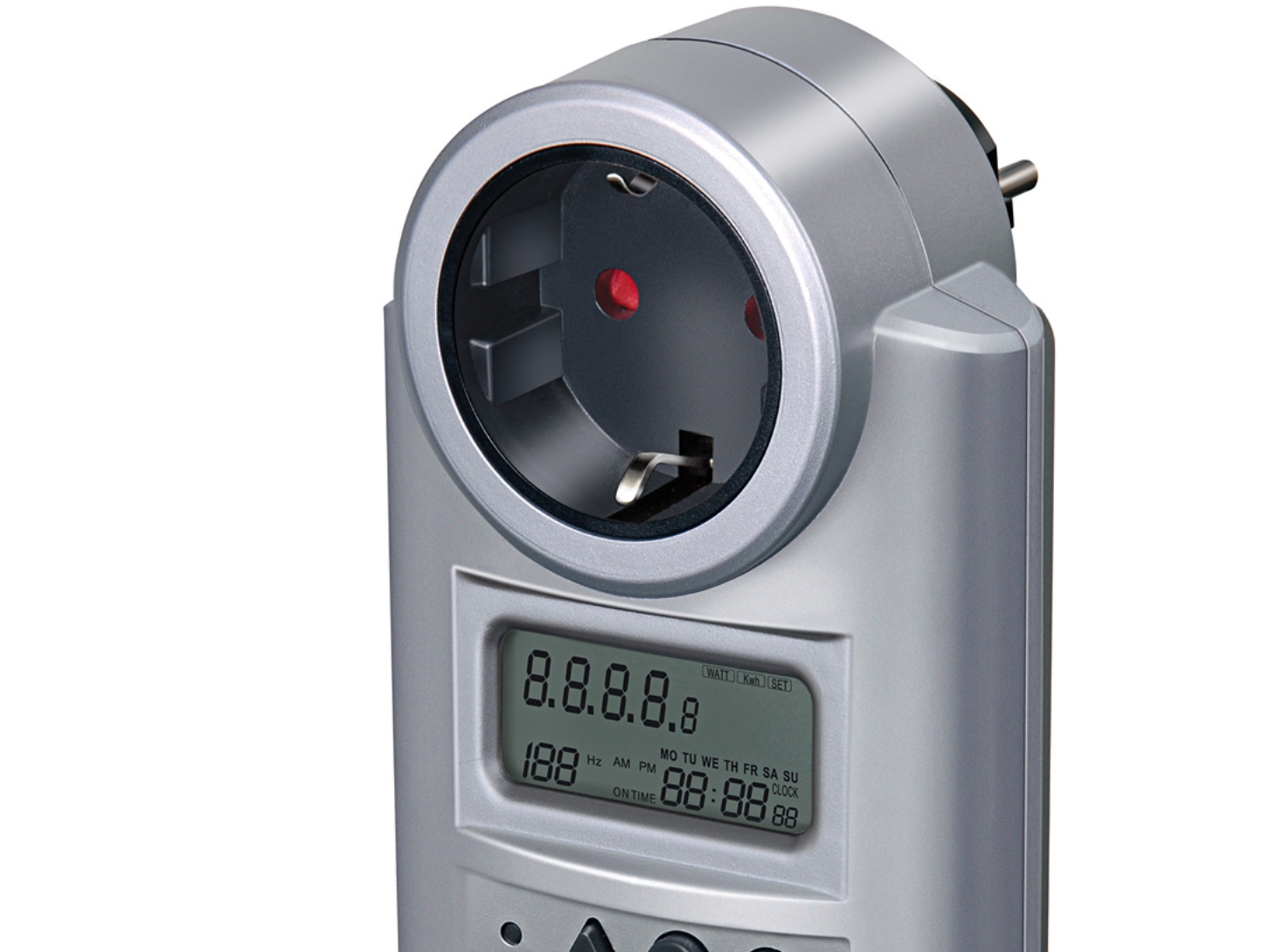 Brennenstuhl Bn-Pm231, Elektronisch, Plugin Einfügen, Leistungsstrom, Stromeffizienz, Power Factor, Power Frequency, Ausgangsleistung, Spannung, Grau