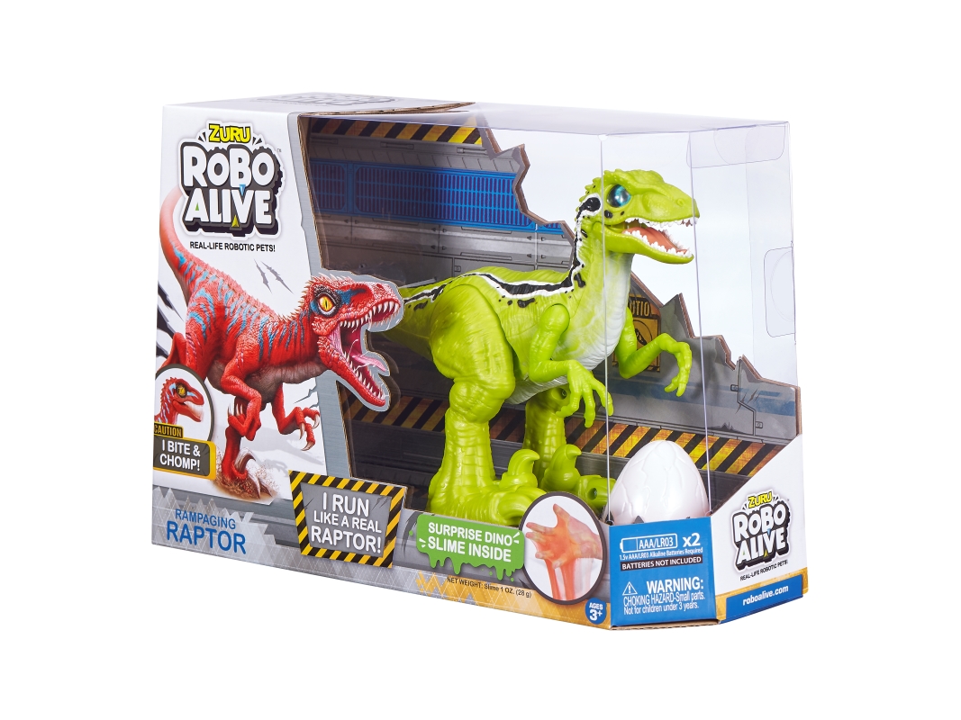 Robo Alive Dino Raptor - 1 stk/1 pcs - assorteret/assorted