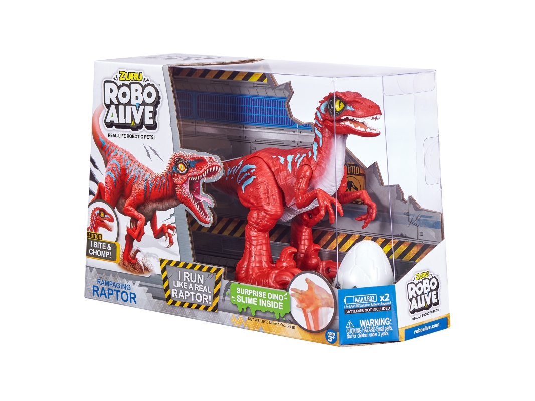 Robo Alive Dino Raptor - 1 stk/1 pcs - assorteret/assorted