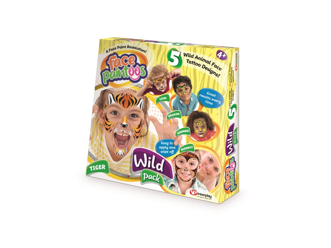 Interplay Entertainment Face Paintoos Wild Pack, 6 Stk. Pro Umkarton