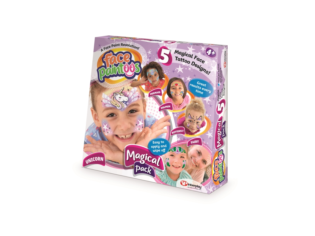 Interplay Entertainment Face Paintoos Magical Pack, 6 Pcs Per Outer