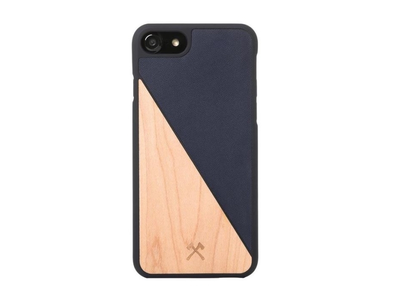 Woodcessories EcoSplit iPhone 7 / 8 Maple/blue eco234