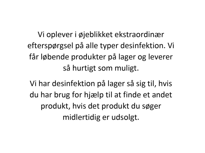 Hånddesinfektion Sure Instant Hand Sanitize 1,3L - (4 Liter)