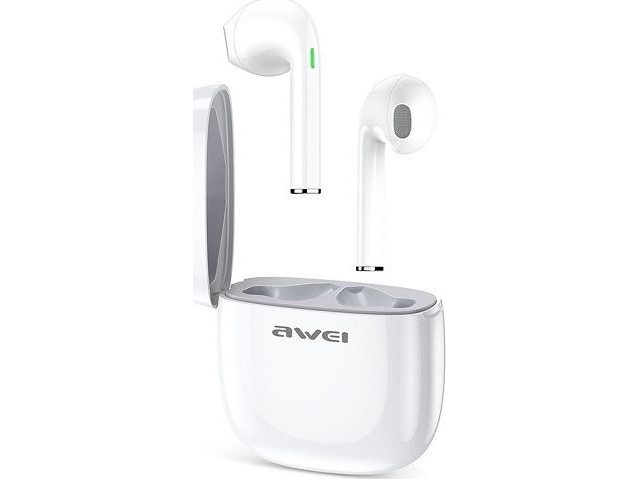 Bluetooth-Kopfhörer T28 Tws+Dockingstation Weiß