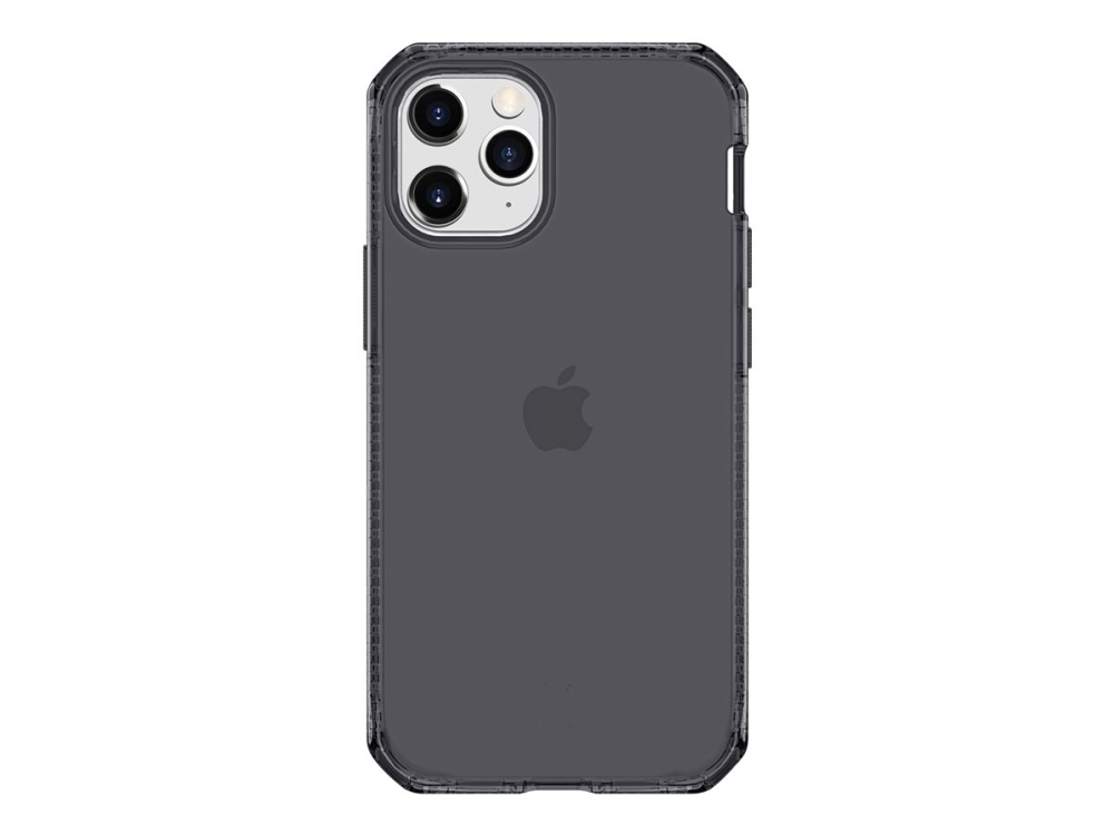 ITSKINS Spectrum Clear - Baksidesskydd för mobiltelefon - termoplastisk polyuretan (TPU) - rök - för Apple iPhone 12, 12 Pro