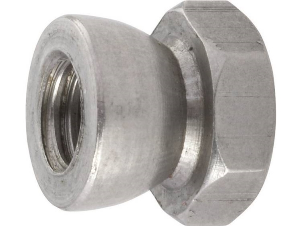 Toolcraft 88118-10 Afrivningsmøtrikker M6 10 Mm Rustfrit Stål 10 Stk