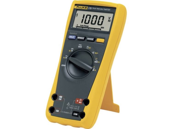 Fluke 175 Hånd-Multimeter Kalibrering Efter (Dakks) Digital Cat Iii 1000 V, Cat Iv 600 V Visning (Counts): 6000