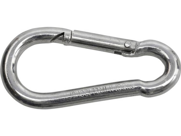 Karabinerhaken, Bandschlaufen Swg 680 154 861 80 (L X B) 60 Mm X 6 Mm