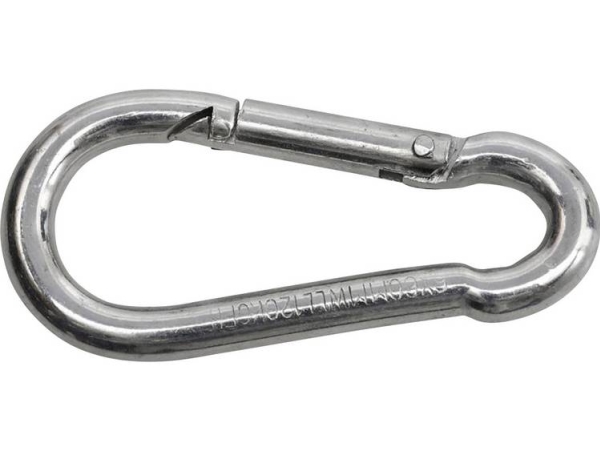 Karabinerhaken, Bandschlaufen Swg 680 154 801 80 (L X B) 100 Mm X 10 Mm