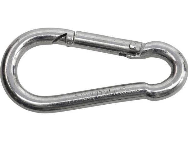 Karabinerhaken, Bandschlaufen Swg 680 154 850 75 (L X B) 50 Mm X 5 Mm