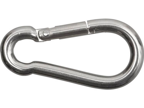 Karabinerhaken, Bandschlaufen Swg 680 304 005 80 (L X B) 50 Mm X 5 Mm