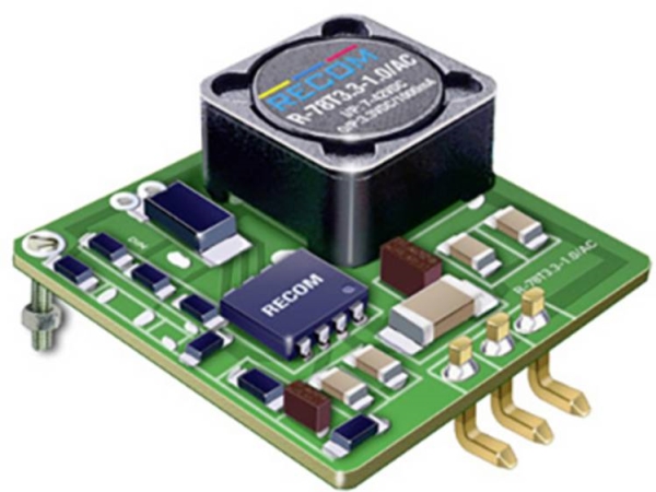 Recom R-78T5.0-1.0/Ac-R Dc/Dc-Bilomformer 1000 Ma Antal Udgange: 1 X