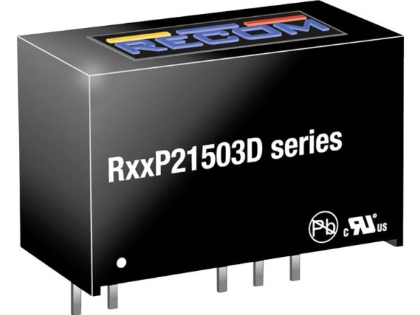 Recom R12p21503d Dc/Dc-Wandler Print 185 Ma 2 W 2 Ausgänge