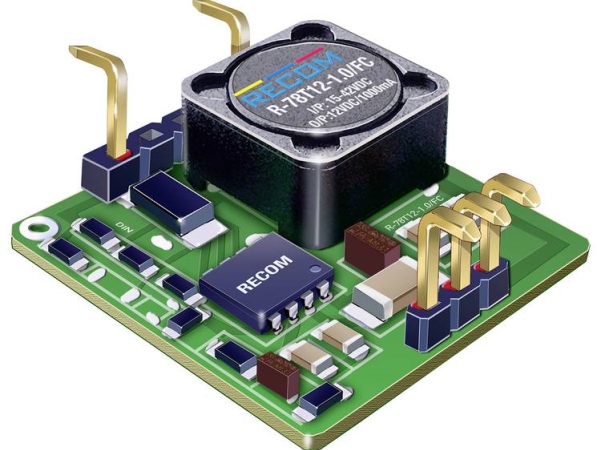 Recom R-78T12-1.0/Fc-R Dc/Dc-Wandler 24 V/Dc Auf 12 V/Dc, 1 A, Anzahl Ausgänge: 1 (1 Stk.)