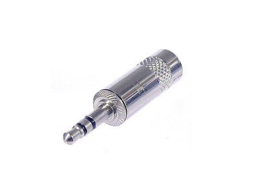 Rean Av Nys231l Klinkenstecker 3,5 Mm Stecker, 3-Polig Stereo, Gerade Polzahl: 3, Silber, 1 Stk