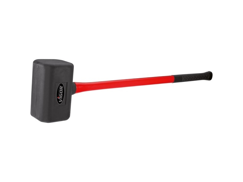Vigor V2234, Mauerwerkhammer, Gummi, Schwarz, Rot, 90 Cm