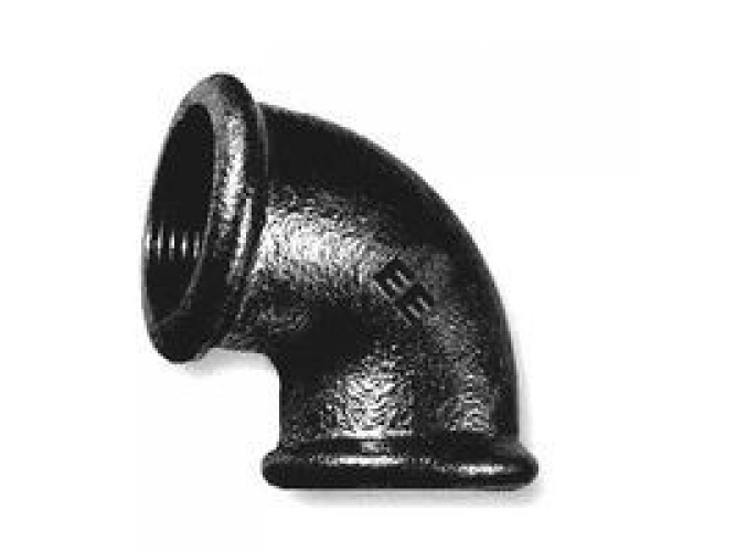 Rörböj 90° 1 svart (5907791601810) | VVS Artiklar - Rör & Kopplingar - Galvaniserade rör och rördelar | GameStuff