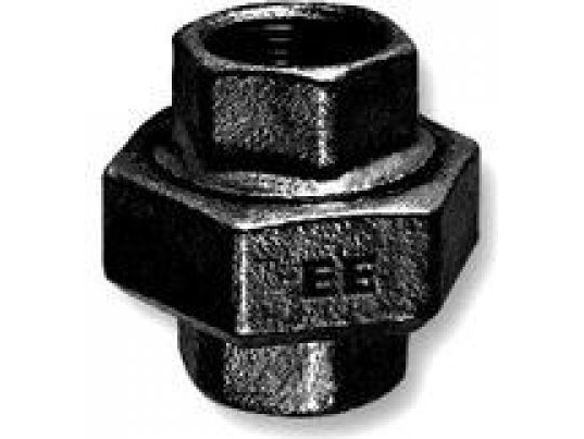 Odlewnia Zawiercie Flat nipple with gasket 11/2 black no. 48oru (5907791622884)