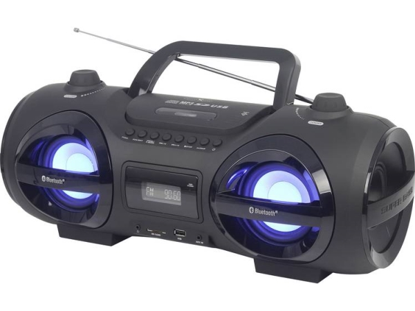 Reflexion Cdr900bt Boombox Bt Schwarz