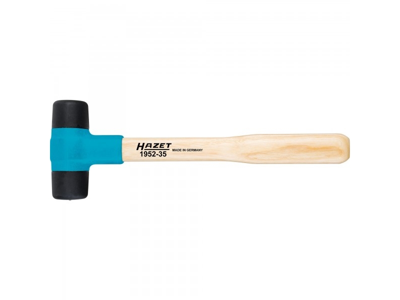 Hazet 1952-50, Murhammer, Plast, Træ, Sort, Blå, Træ, 342 Mm, 984 G