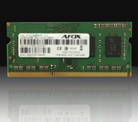 Afox So-Dimm Ddr3 8Gb Speichermodul 1333 Mhz Lv 1,35V