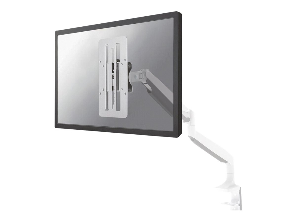 Neomounts FPMA-LIFT100 - Komponenter til montering (justerbar højdeadapter) - for LCD display - sølv - skærmstørrelse: 10-27
