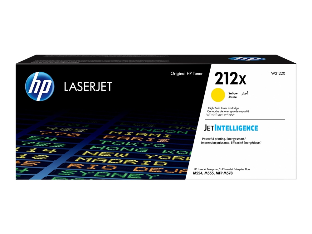 HP HP 212X Tonerkassette Gul W2122X Modsvarer: N/A