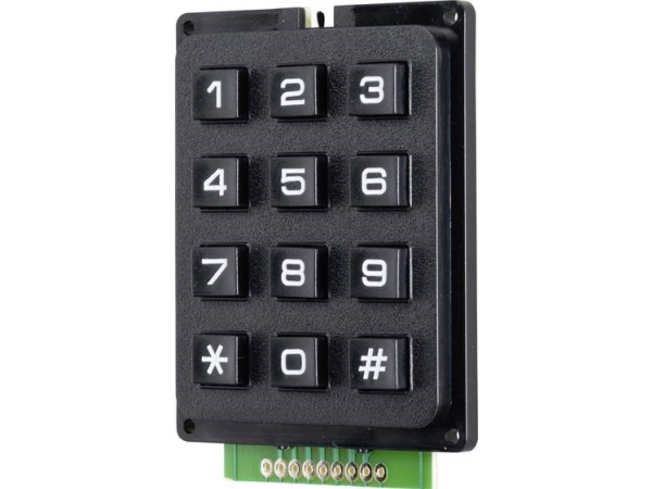 Tru Components Tastenfeld Drucktastatur Matrix 3 X 4 1 Stk