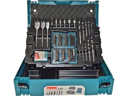 Makita Makita Set Of Drills And Bits 62 Pcs. Makpac Mb-53908