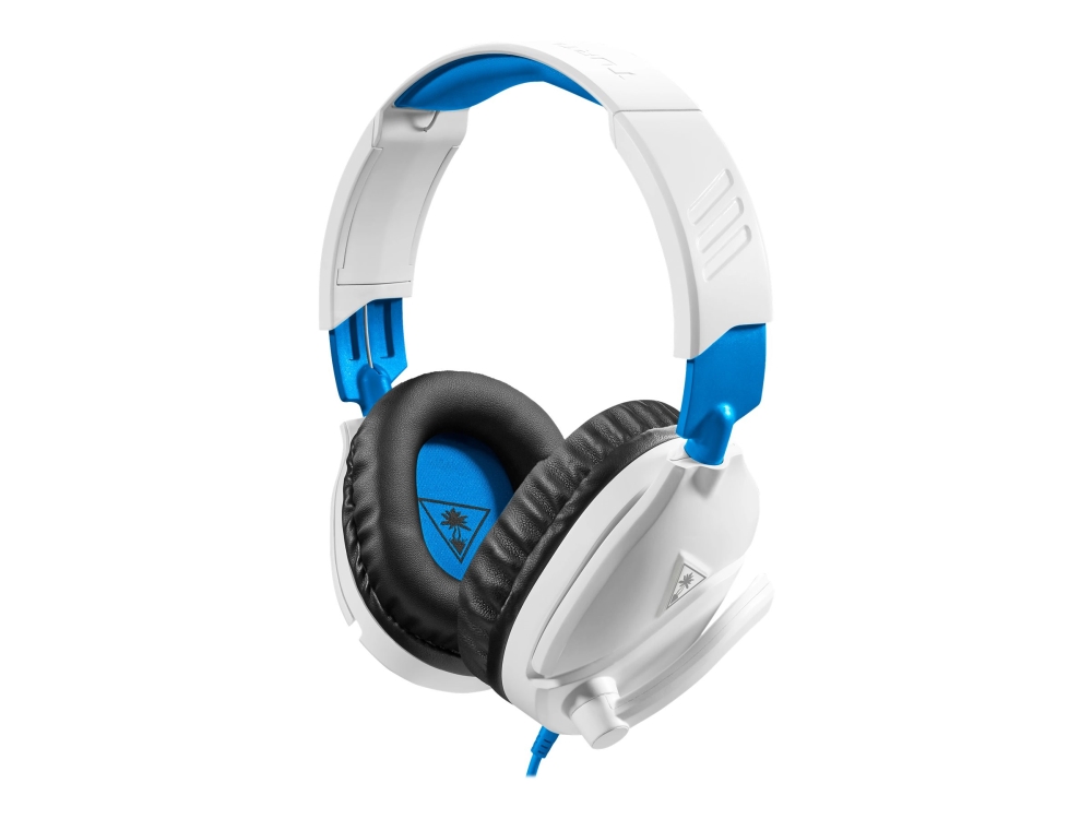 Turtle Beach Recon 70, Kabelgebunden, Gaming, 20 - 20000 Hz, 571,5 G, Kopfhörer, Schwarz, Blau, Weiß