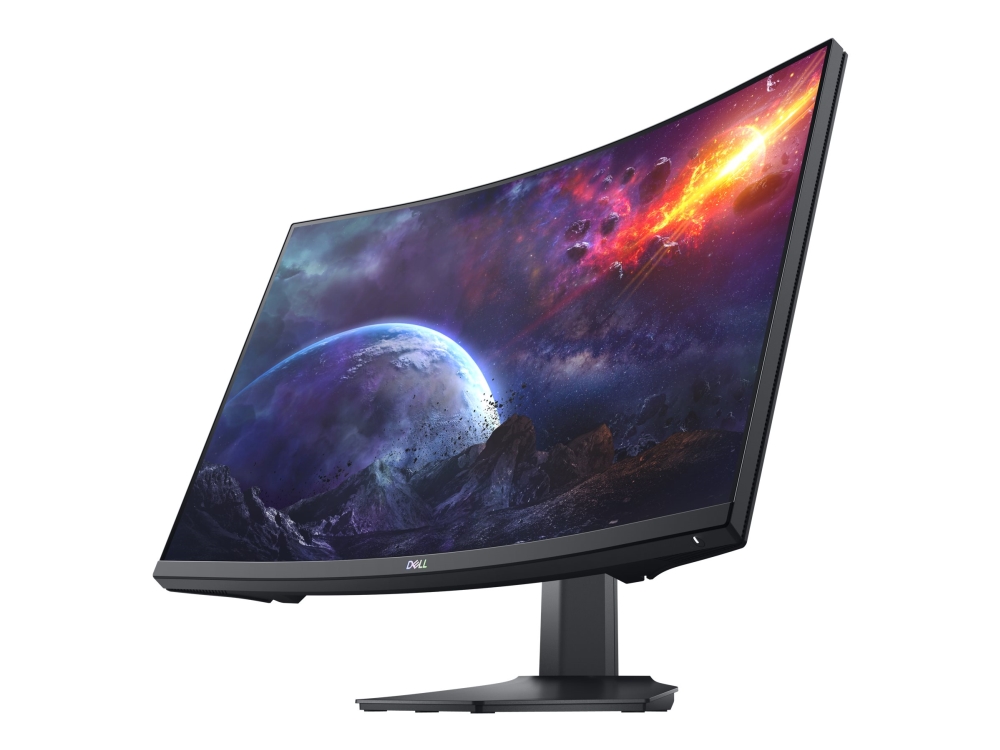 Dell S2721hgf Led Skarm Böjd 27  " 1920 X 1080 Full Hd 1080p @ 144 Hz Va 350 Cd/m² 3000:1 1 Ms 2xhdmi Displayport Med 3 Års Avan