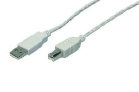Kabel Logilink Usb 2.0 Kabel A Stecker Auf B Stecker Grau 2M