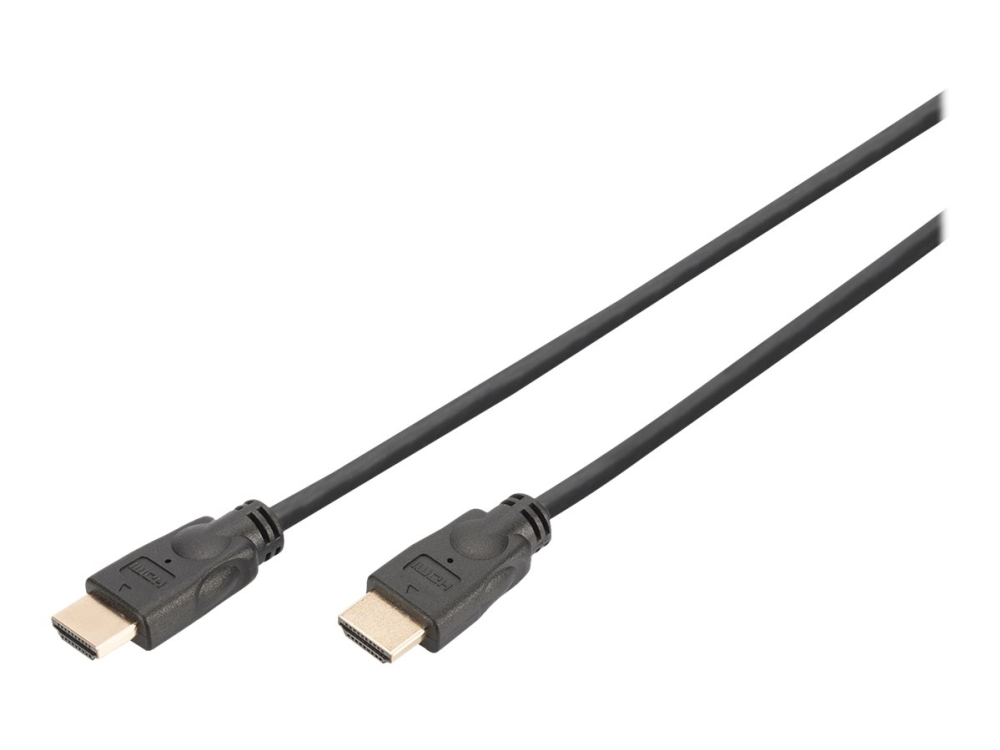 Digitus - Hdmi-Kabel Med Ethernet - Hdmi Han Til Hdmi Han - 5 M - Sort - 4K Support