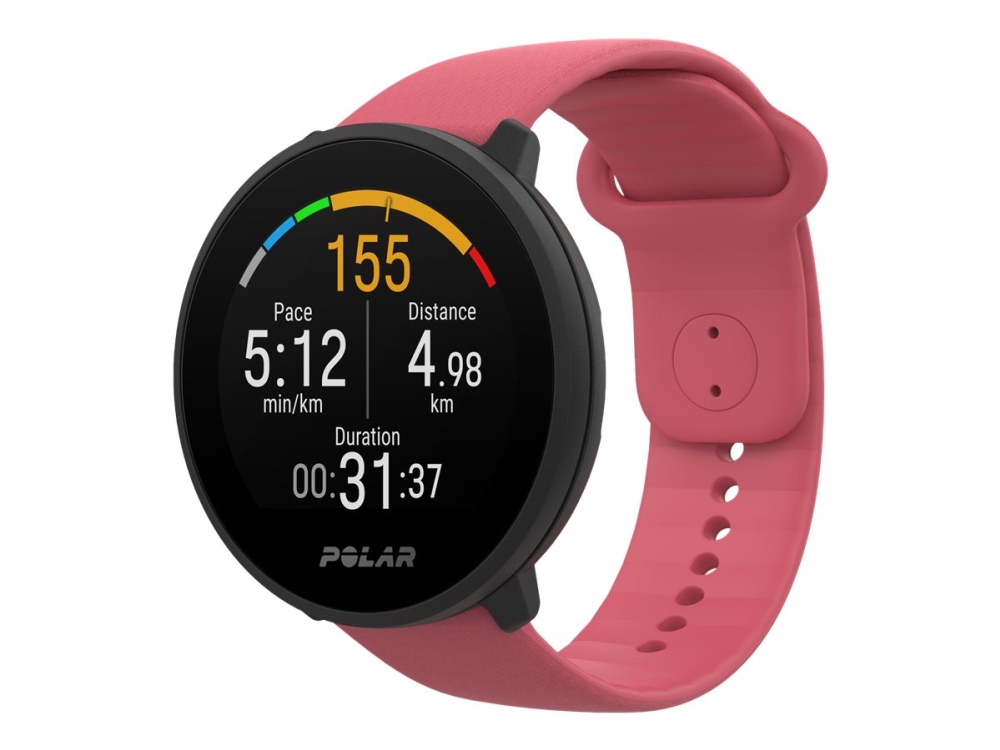 Polar Unite - Sportklocka med band - silikon - rosa - bandstorlek: S/L - Bluetooth - 32 g | Sport & Träning - Pulsklockor & Smartwatches - Smartklockor | GameStuff