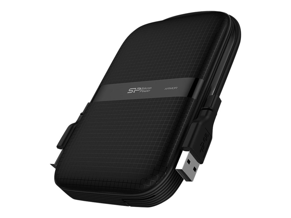 Silicon Power Armor A60 - Festplatte - 2 Tb - Ekstern (Bærbar) - 2.5" - Usb 3.2 Gen 1 - Sortieren