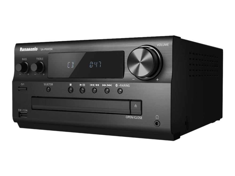 Panasonic SC-SC-PMX94EG - Ljudsystem - 2 x 60 Watt - svart | TV, Ljud & Bild - Stereo - Mikro & Mini stereo | GameStuff