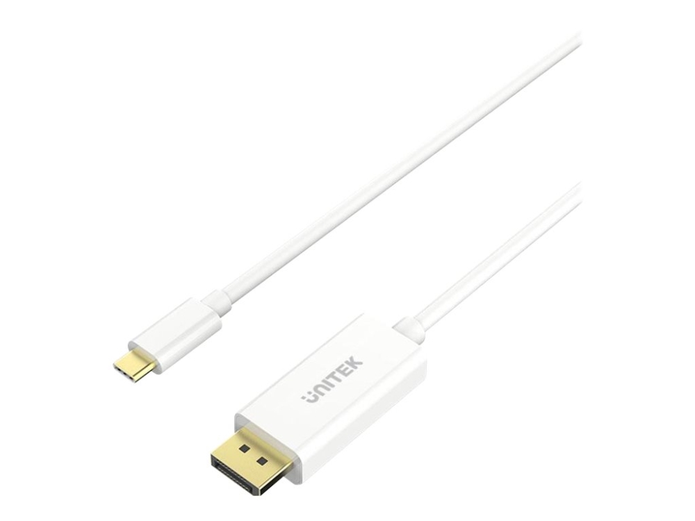 Unitek V400a, 1,8 M, Usb C, Displayport, Weiß
