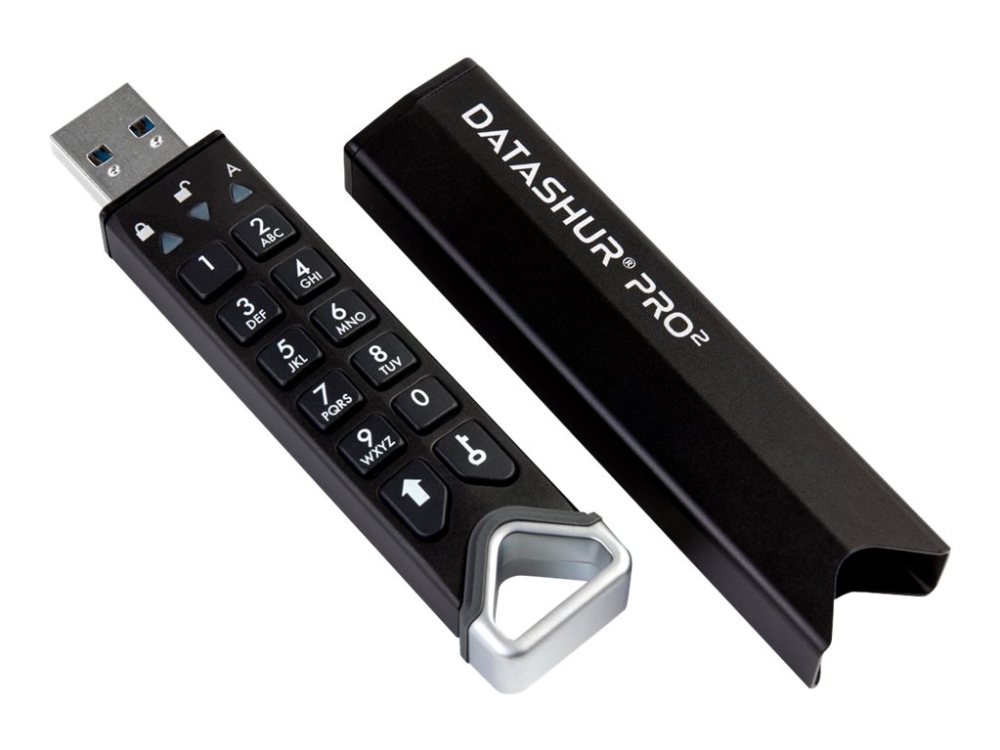 Istorage Datashur Pro2, 64 Gb, Usb Typ-A, 3.2 Gen 1 (3.1 Gen 1), 168 Mb/S, Schutzhülle, Schwarz